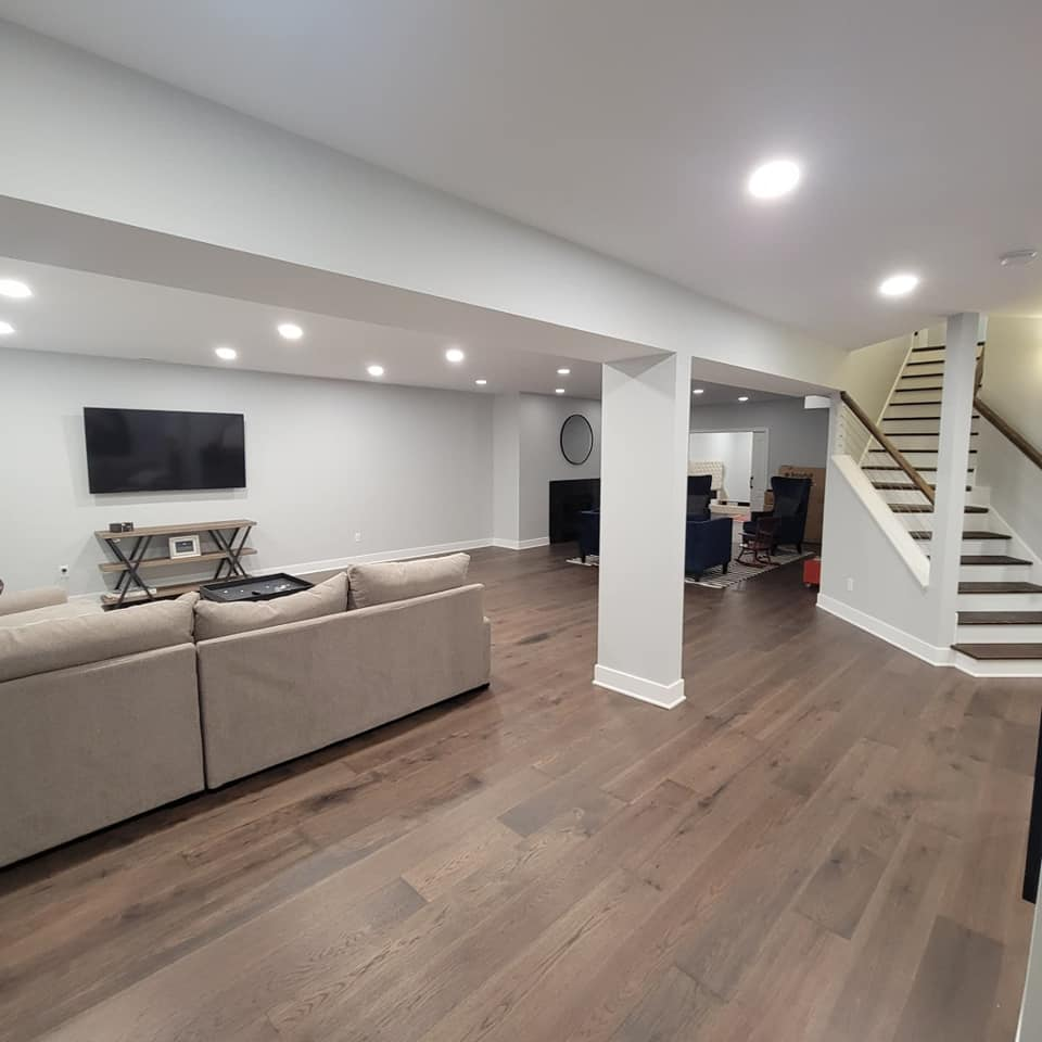 Modern Basement Finish