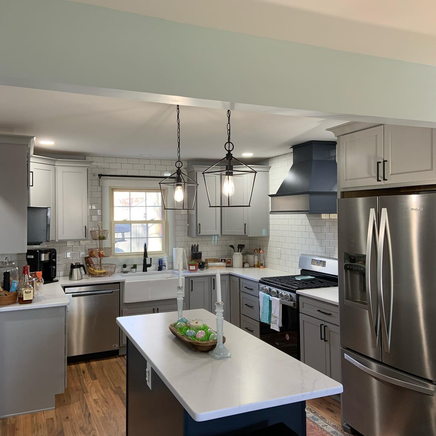 Gray Cabinet Kitchen Remodel
