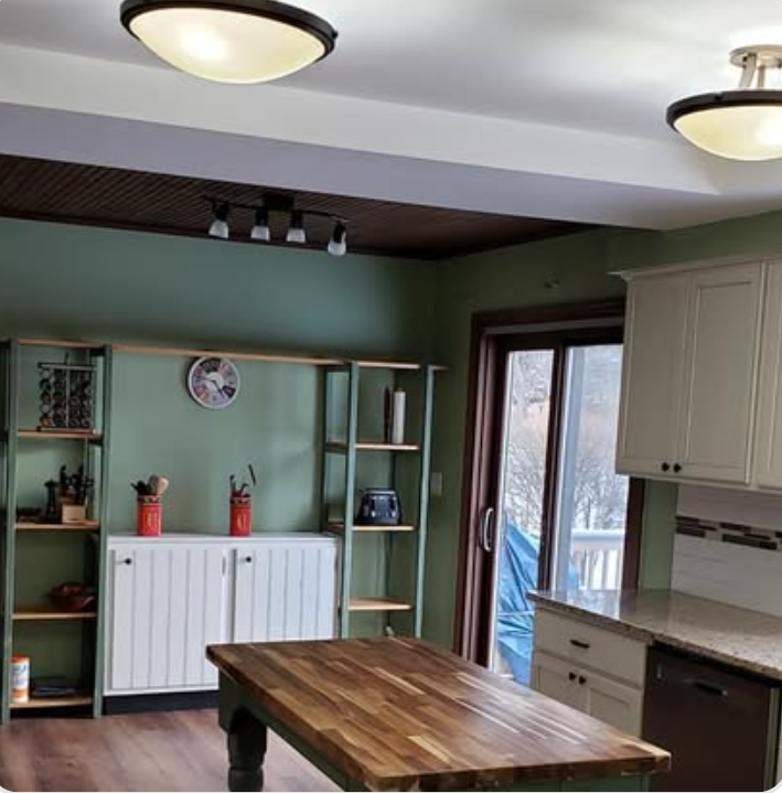 Green Kitchen Remodel